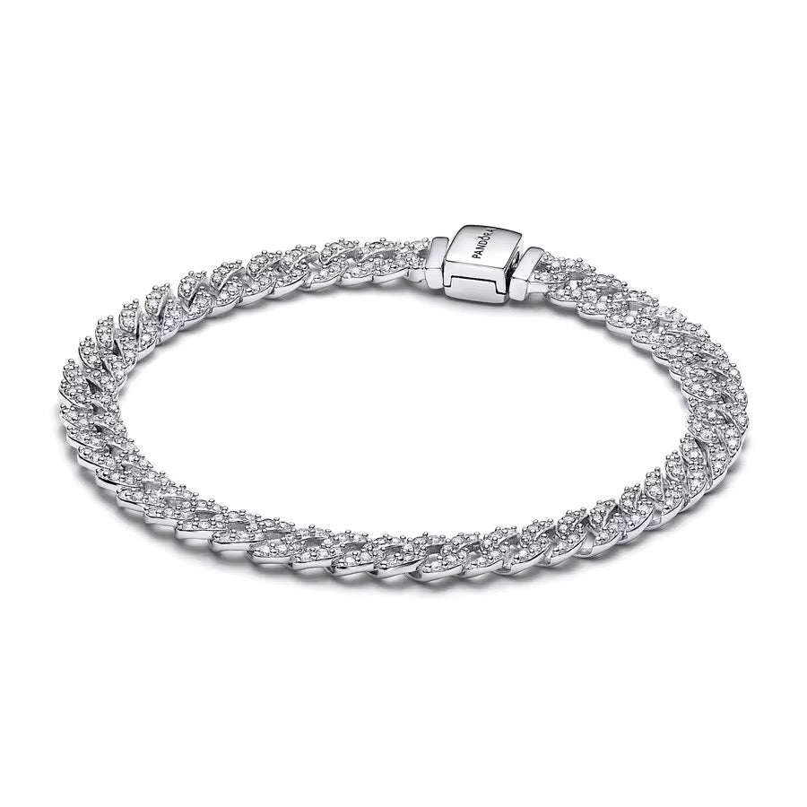 Páve Cuban Chain Bracelet