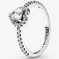Sparkling Heart Ring
