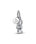 Pavè Infinity Knot Dangle Charm