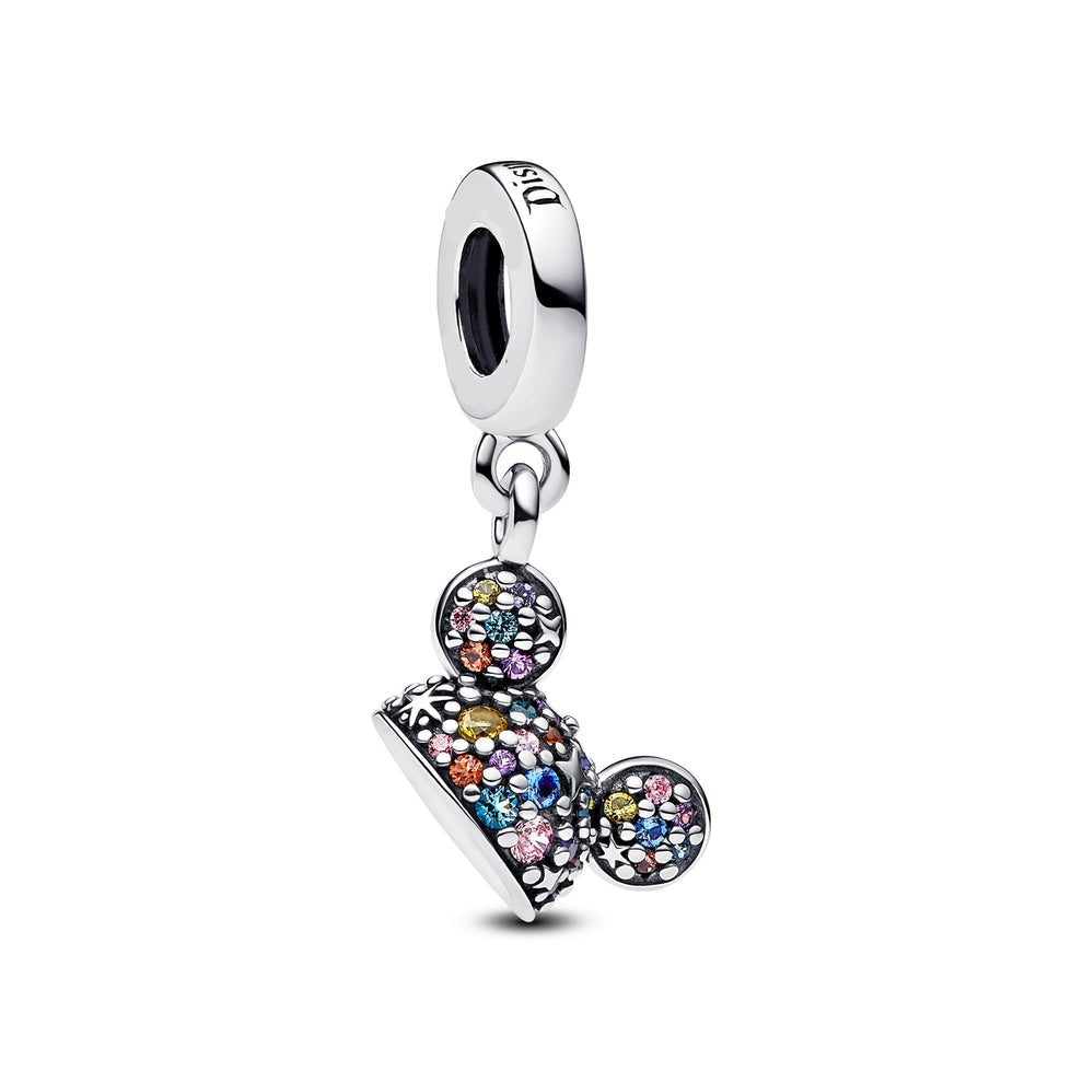 Disney Mickey Mouse Sparkling 70th Anniversary Dangle Charm