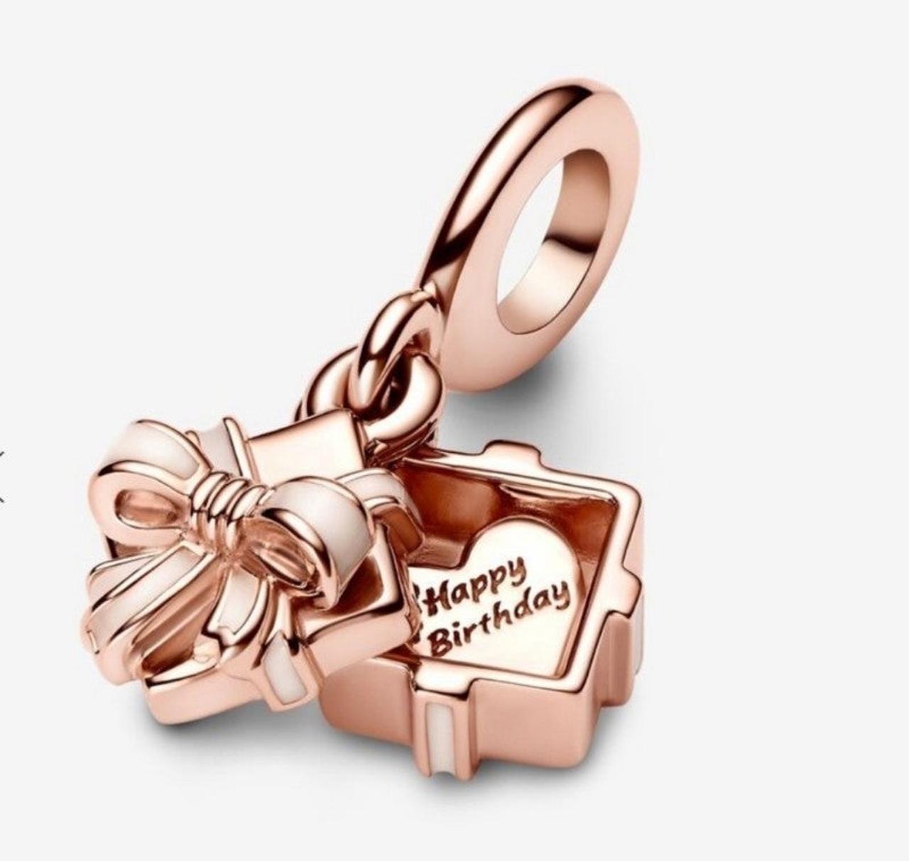 Happy Birthday Gift Openable Dangle Charm