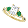 14k Yellow Gold Engagement Ring
